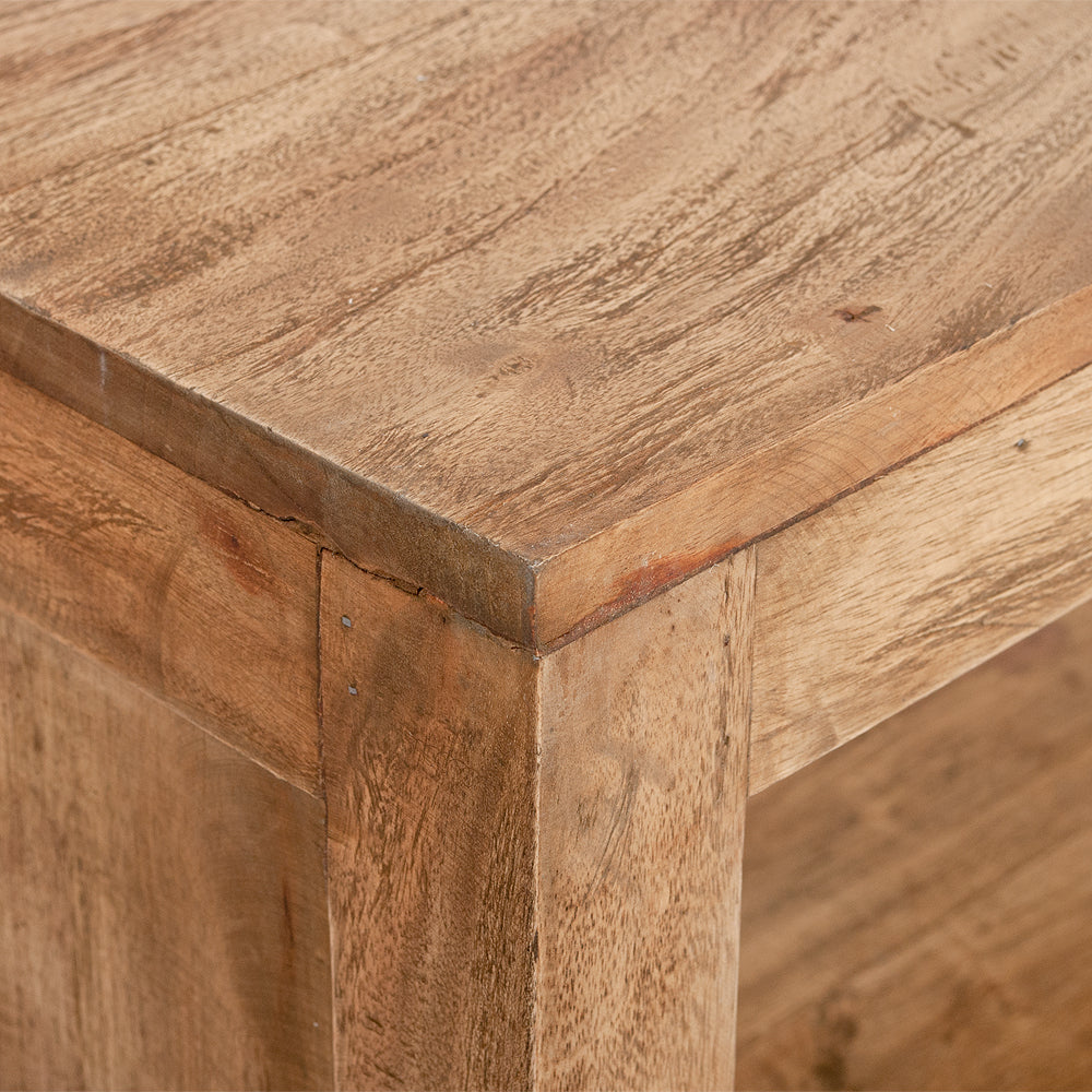 Massivholz Regal REOL 75cm  Antik-Natural Mahagoni Bücherregal