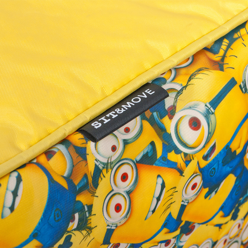 Sitzwürfel MINIONS 40x40cm Hocker gelb