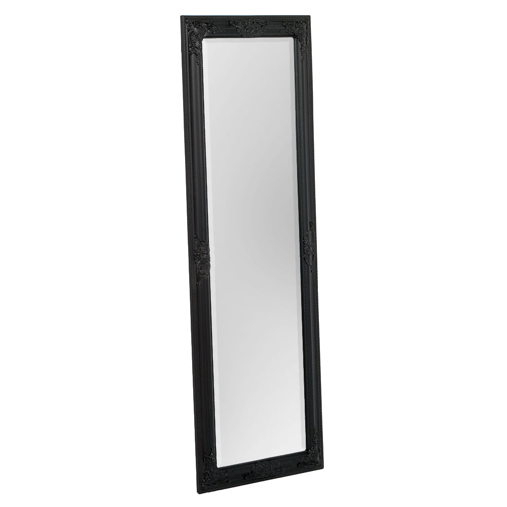 Spiegel BESSA barock schwarz matt 140x50cm