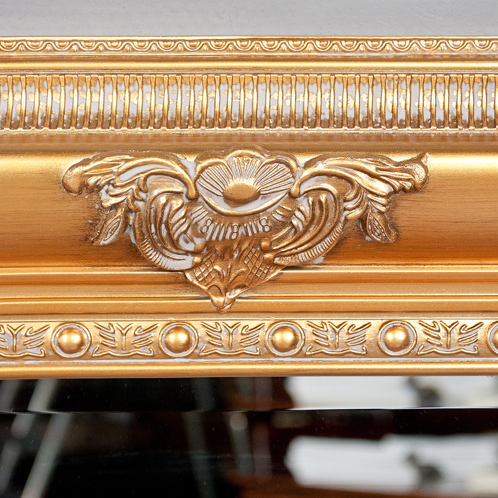 Exklusiver Barock Spiegel EVE Antik-Gold 200x110cm Holzrahmen