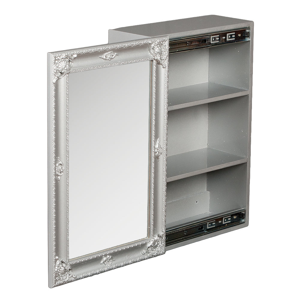 Spiegelschrank MARA Silber Grau ca. 40x60cm