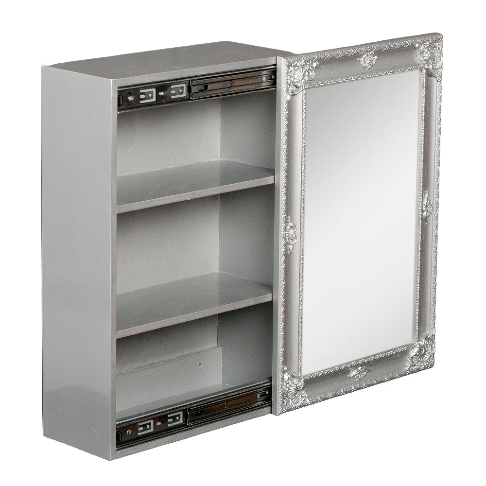 Spiegelschrank MARA Silber Grau ca. 40x60cm