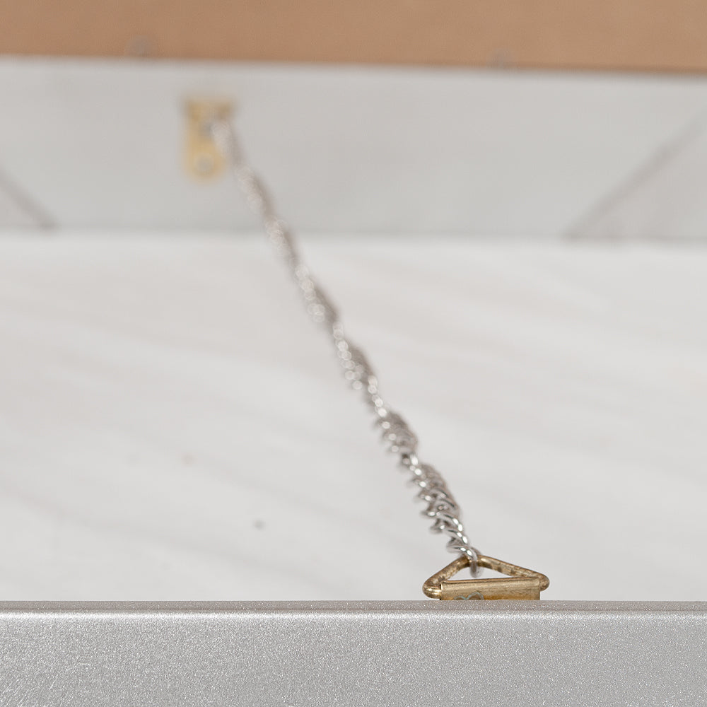 Barock Standspiegel DOMINGO 160x40cm Antik-Silber Holzrahmen