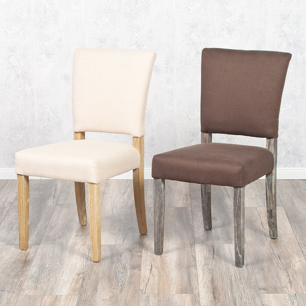 Stuhl NEW RETRO mit Stoffbezug Seal-Brown