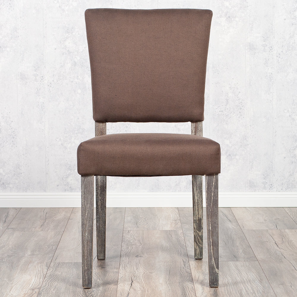 Stuhl NEW RETRO mit Stoffbezug Seal-Brown