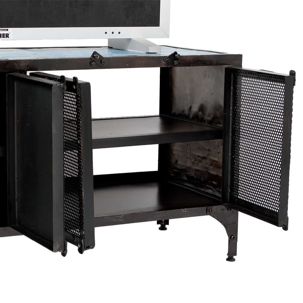 Individuelles TV-Board LOGAM-GASOLINE ca. L120cm recyceltes Metall