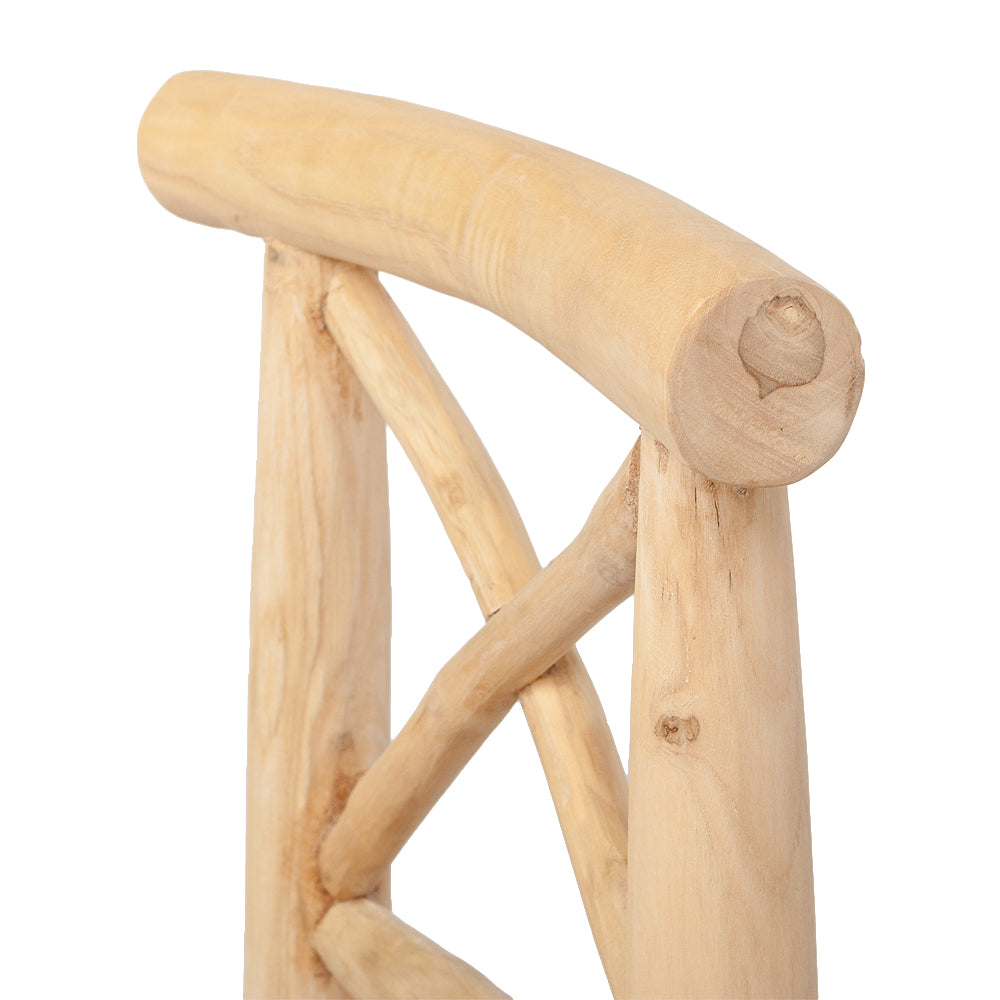 Teak Bar-Stuhl MAORI