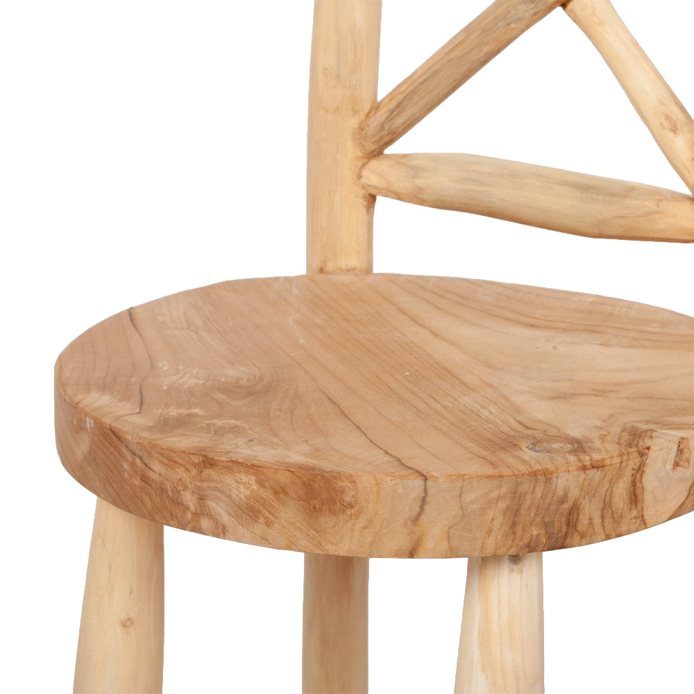 Teak Bar-Stuhl MAORI