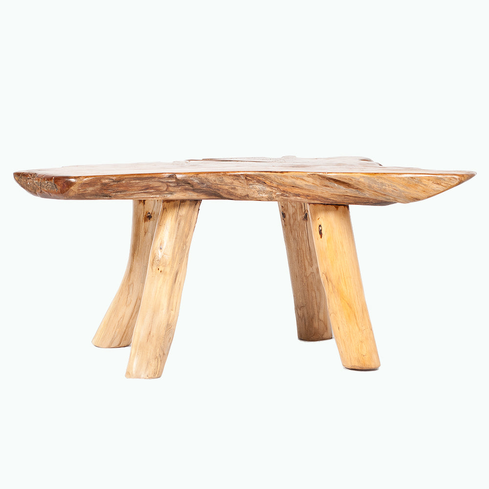Einzigartiger Teak Couchtisch PRIMITIV ca. L115cm Wurzelholz