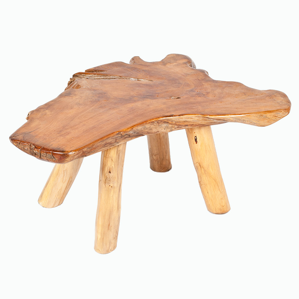 Einzigartiger Teak Couchtisch PRIMITIV ca. L115cm Wurzelholz