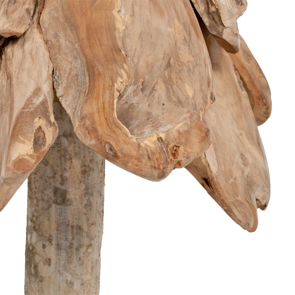 Teak Deko Baum BOOM ca. H60cm Tannenbaum Massivholz