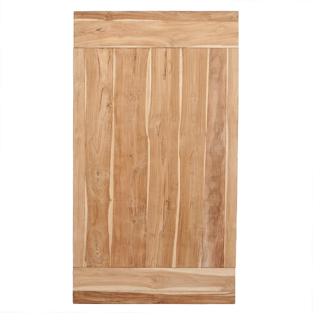 Teak Esstischplatte TAPLOK │ Stärke 40mm (20+20mm) aufgedoppelt │ verschiedene Größen