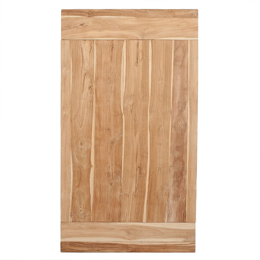 Teak Esstischplatte TAPLOK │ Stärke 40mm (20+20mm) aufgedoppelt │ verschiedene Größen