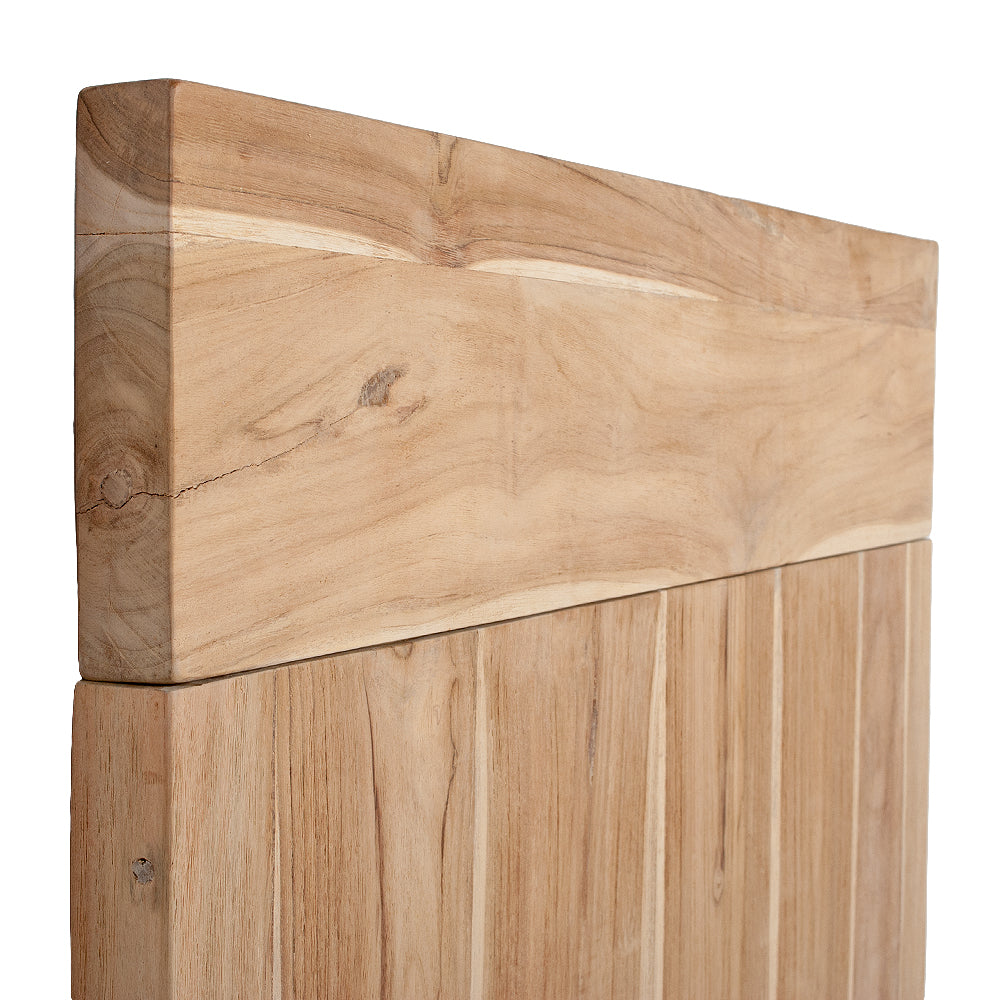 Teak Esstischplatte TAPLOK │ Stärke 40mm (20+20mm) aufgedoppelt │ verschiedene Größen