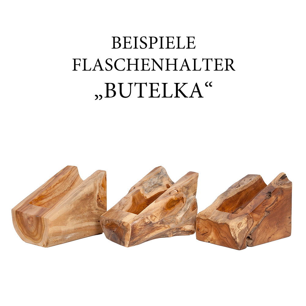 Teak Flaschenhalter BUTELKA