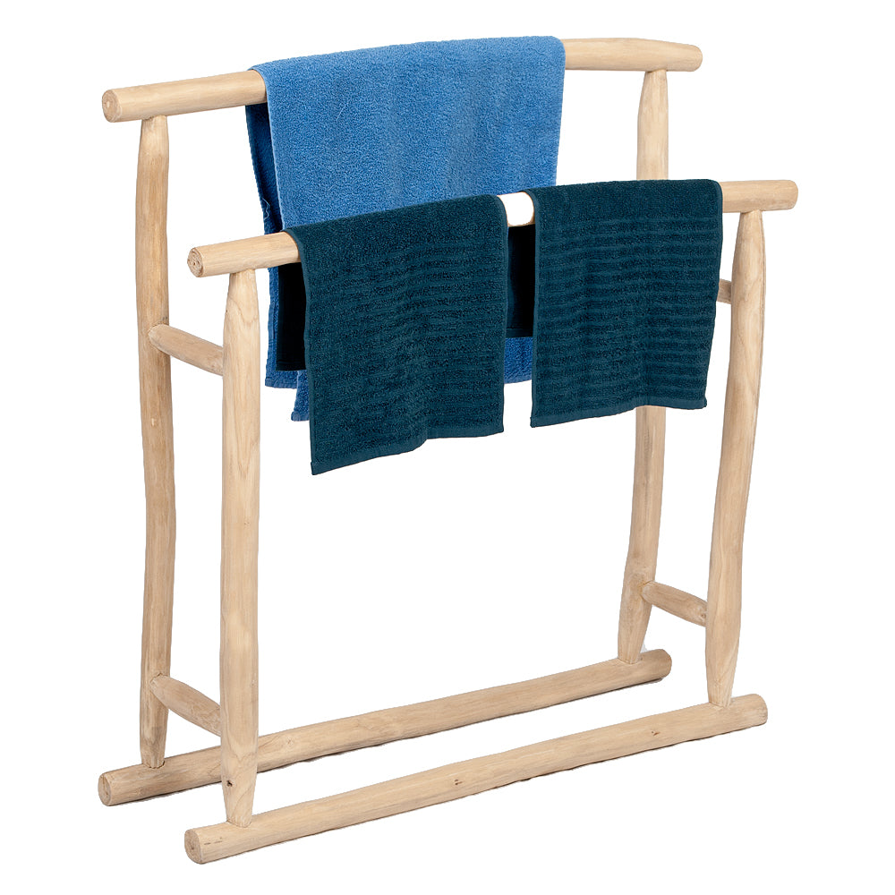 Teak Handtuchhalter HANDUK ca. H90cm Natural