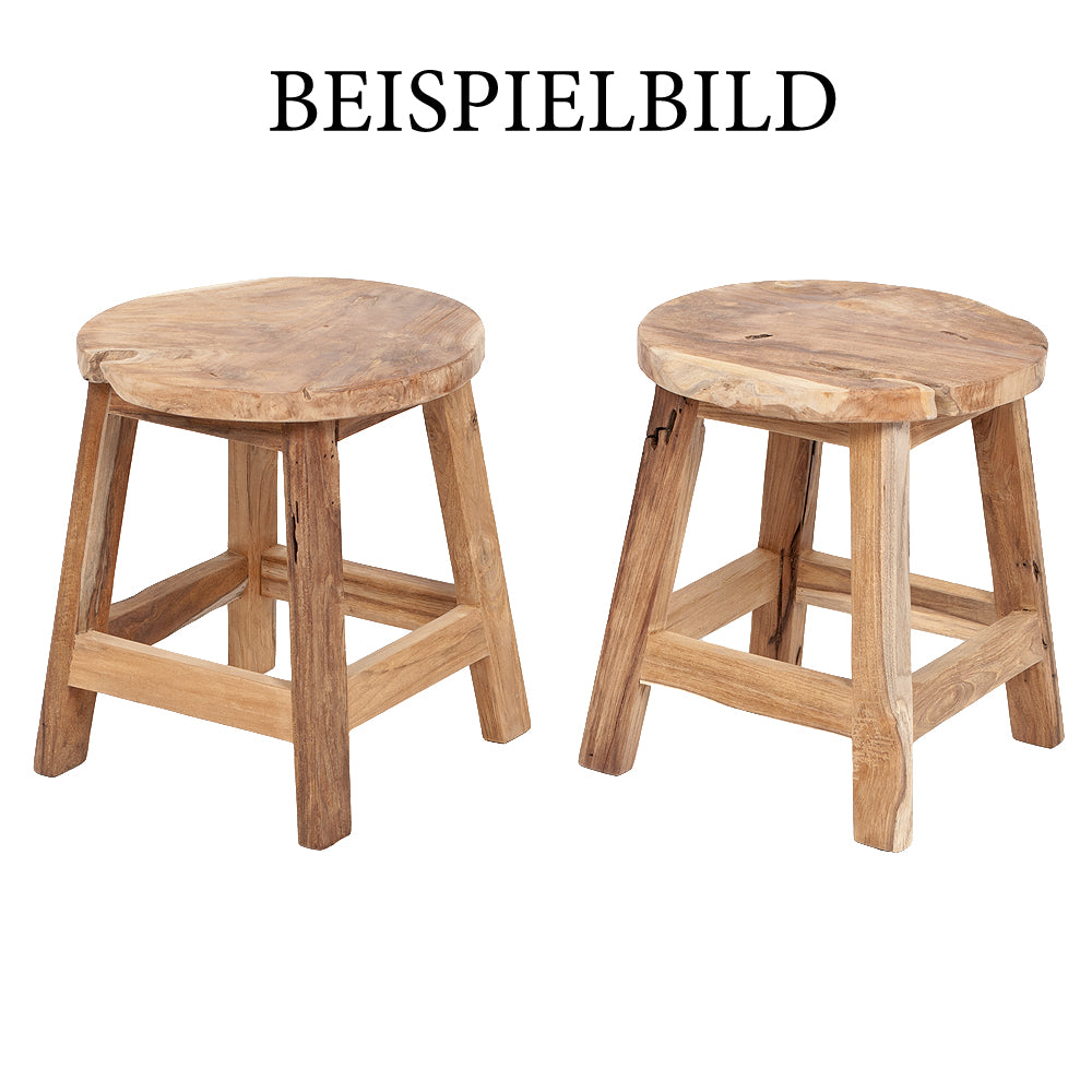 Teak Hocker FREDDY ca. H45cm Natural