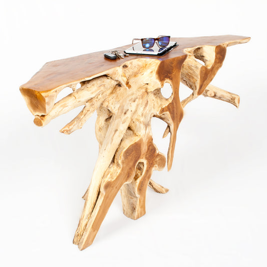 Teak Konsole PRIMIE Bleached ca.: 120x70x40cm (BxHxT)