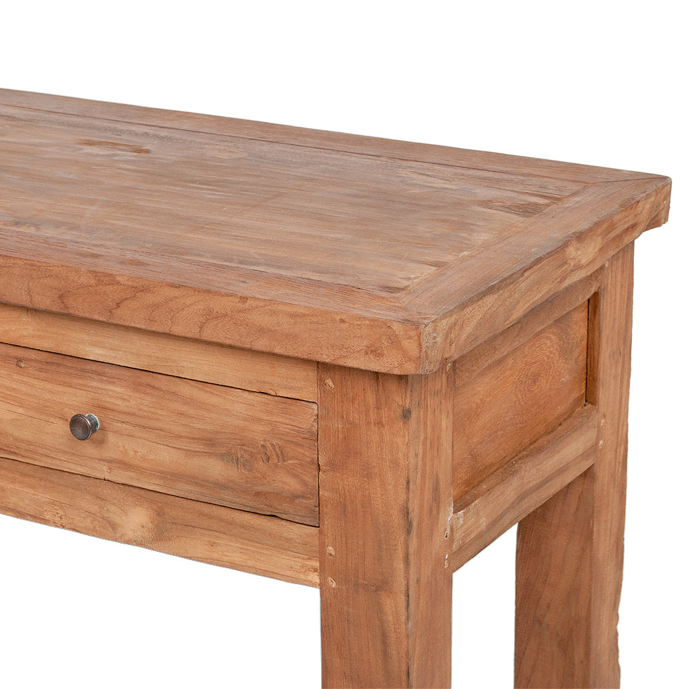Imposante Teak Konsole SANAM Natural 150cm Massivholz