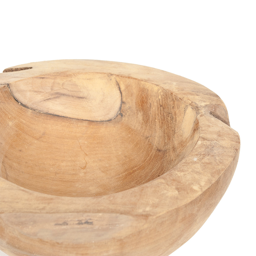 Teak Schale PREMIO ca. D15cm Natural