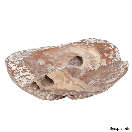 Teak Schale PREMIUM BOWL White Wash D30cm