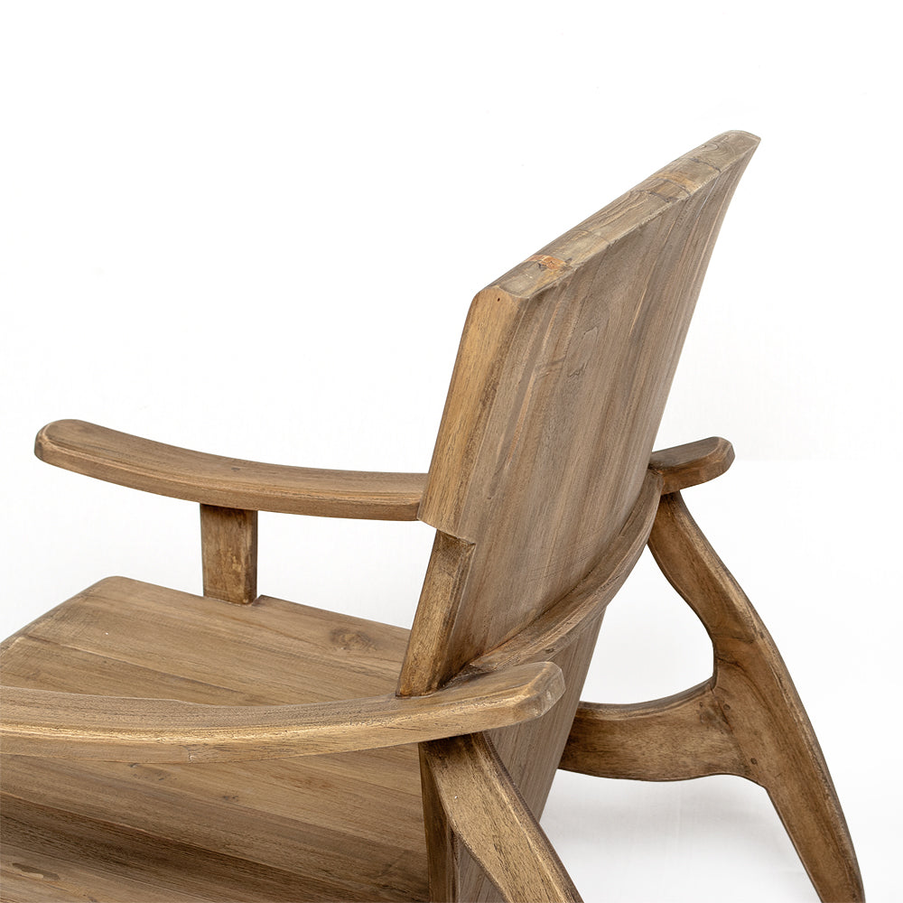 Design Lounge-Stuhl BRASIL 71x77x72cm (BxHxT) Natural Teak