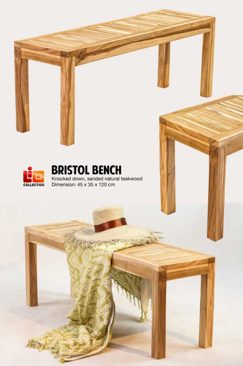 Teak Sitzbank BRISTOL ca. L120cm