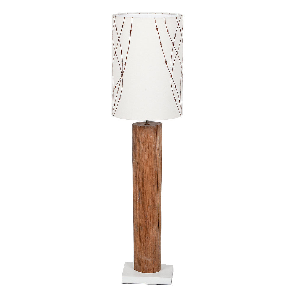 Teak Stehleuchte DELGADO ca.110cm Stehlampe