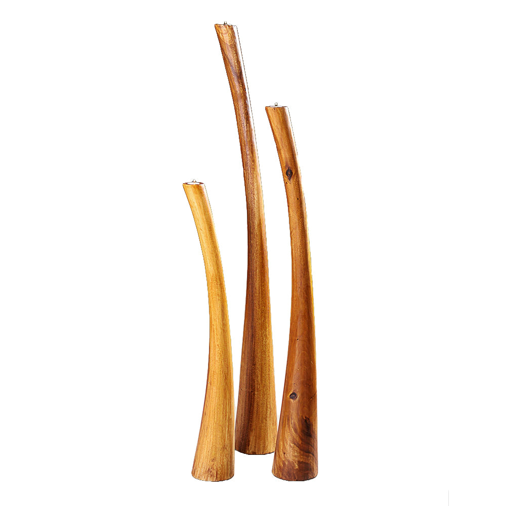 Teelichthalter VELA ca. H100cm Natural Suar