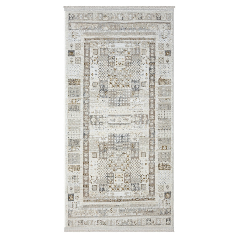 Teppich KAZAK-B rechteckig Creme-Multi diverse Größen