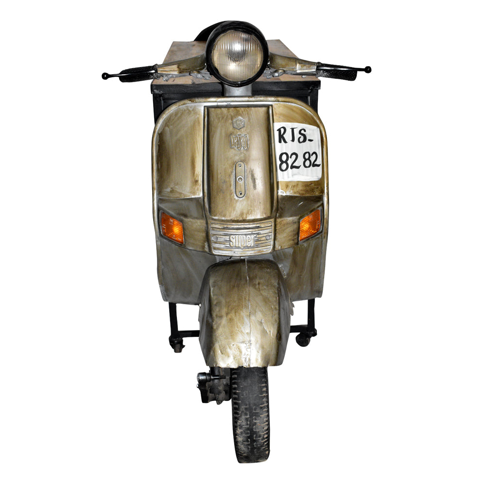 Vintage Tresen SCOOTER Silber ca. L210cm