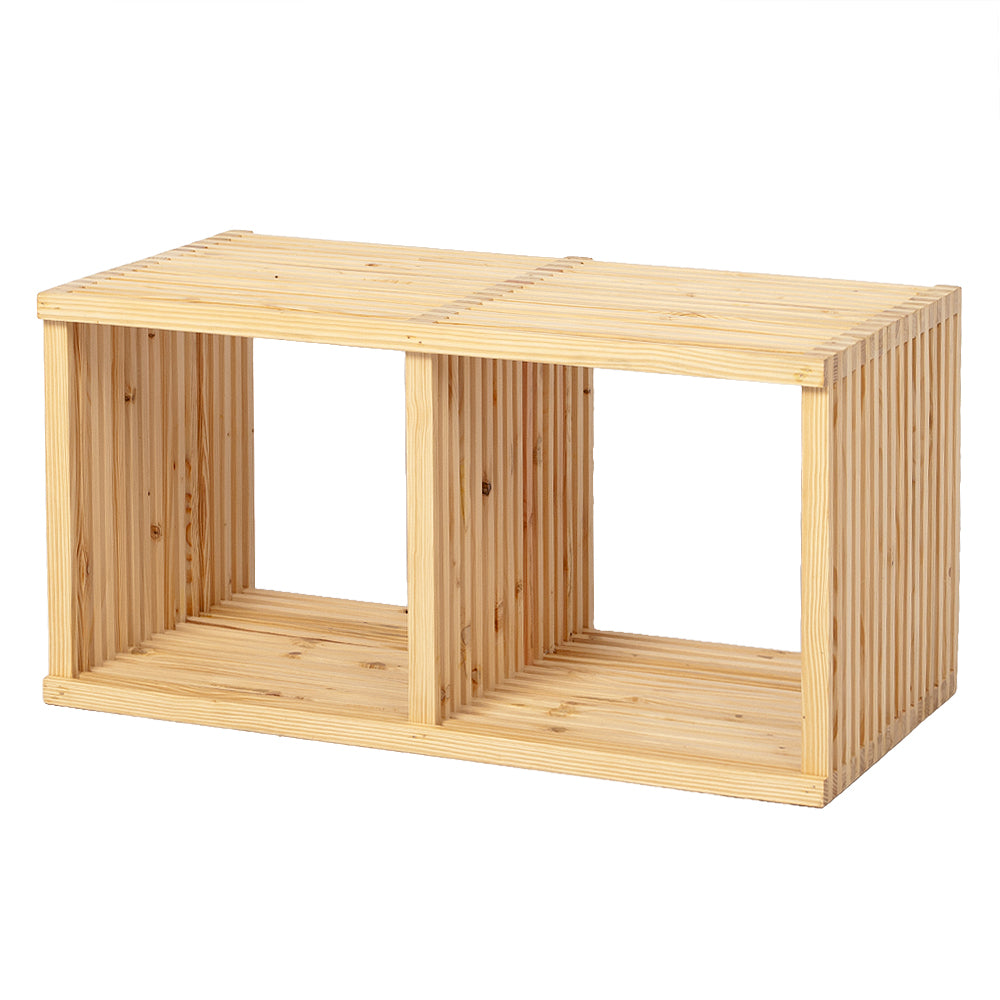 Regal LINETA 2 ca. H77,5cm Massivholz Pinie Beistelltisch