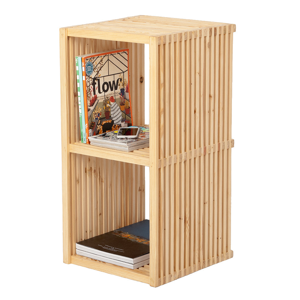 Regal LINETA 2 ca. H77,5cm Massivholz Pinie Beistelltisch