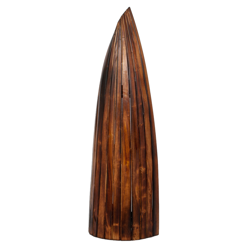 Massivholz Weinregal VINO ca. 150cm Geflammt Mahagony Bootsregal
