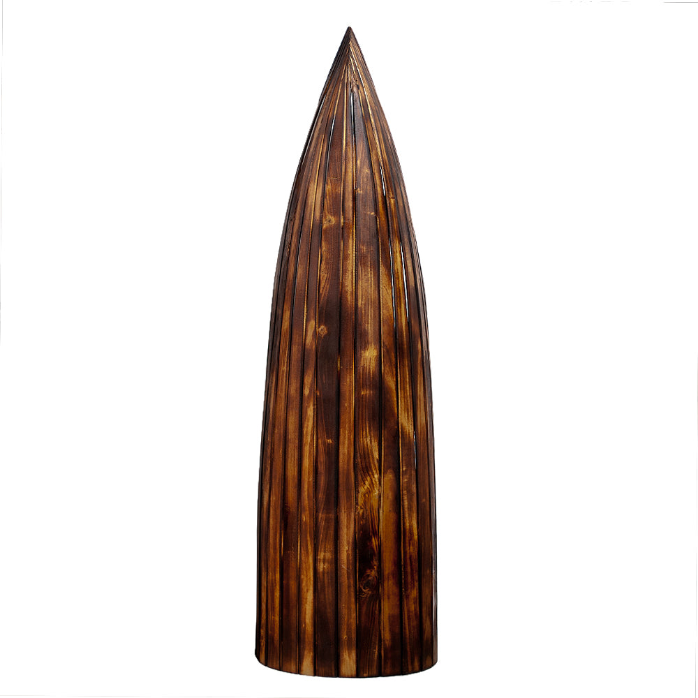 Massivholz Weinregal VINO ca.200cm Geflammt Mahagony Bootsregal
