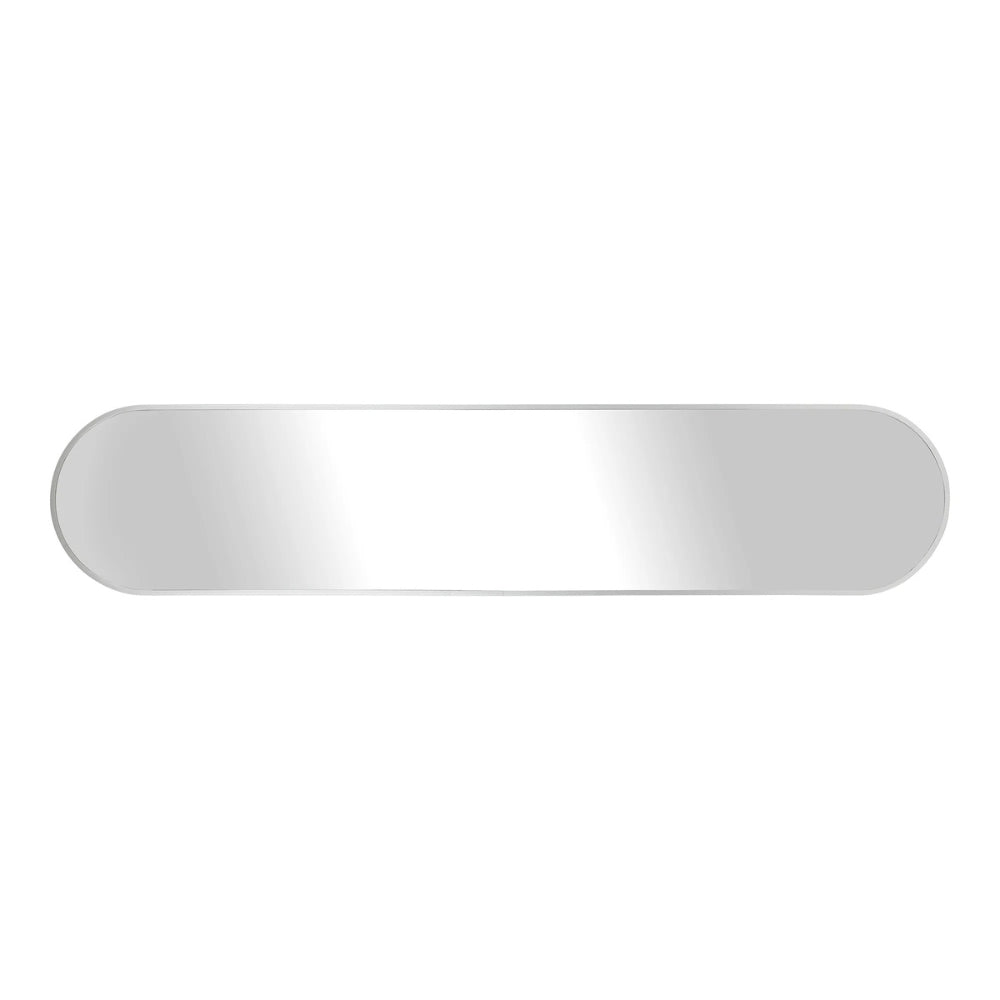 Moderner Spiegel SYLVY 170x35 cm silber mit Aluminiumrahmen