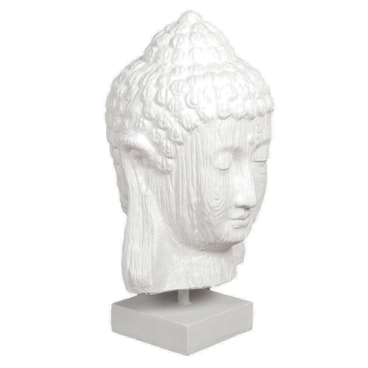 Buddha Kopf GLOWA ca. H70cm White Wash