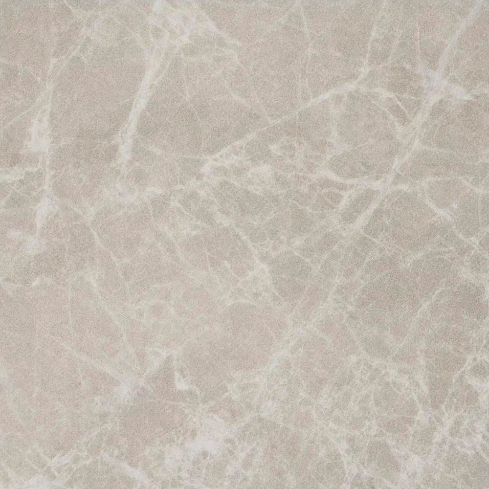 Design Beistelltisch POSTATO 50cm Marmor-Look beige creme Pflanzsäule