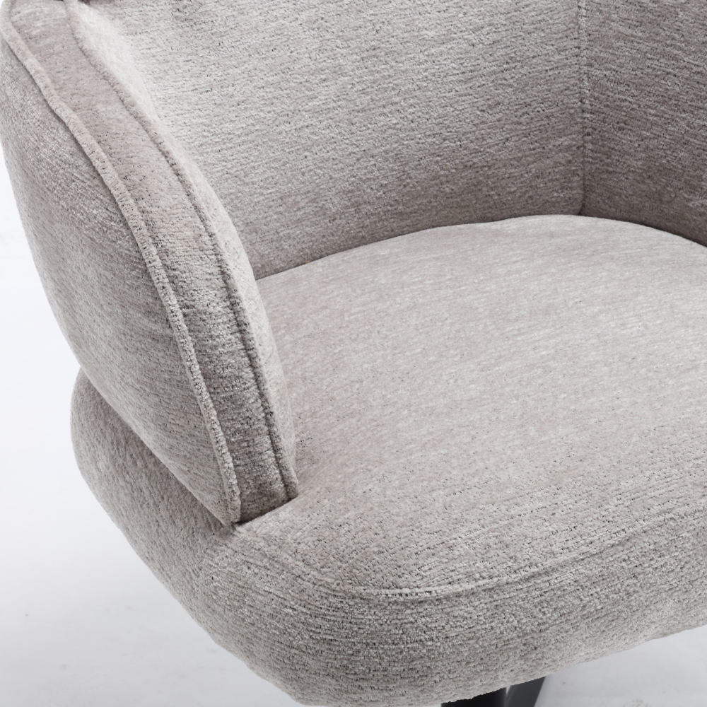 Exklusives 2er-Set Hochlehner Drehstuhl 360° MASSIMO silbergrau