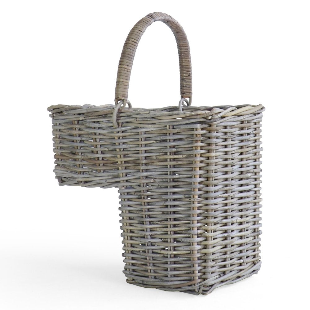 Treppen-Pflanzkorb VERONA natural ca.43cm Treppenkorb Kubu Grey