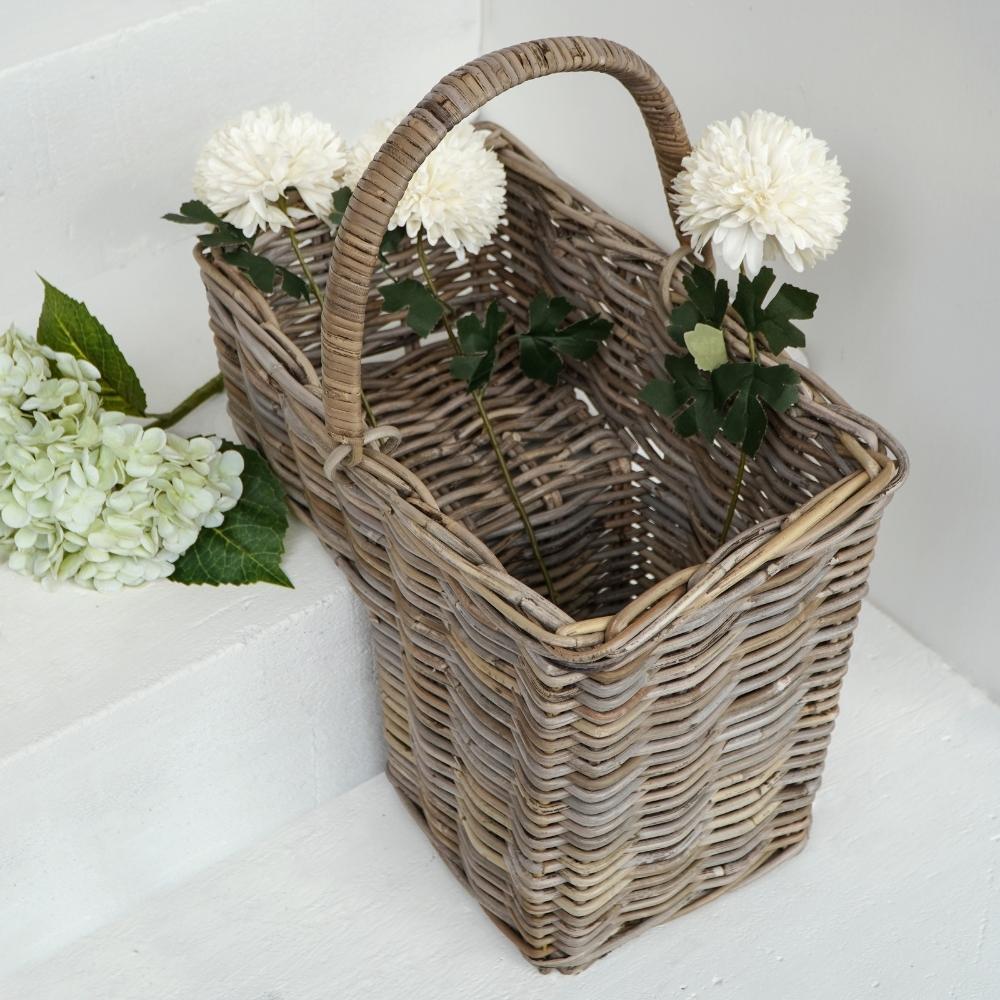 Treppen-Pflanzkorb VERONA natural ca.43cm Treppenkorb Kubu Grey