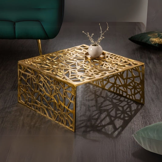 Design Couchtisch RIAS Aluminium ca.60cm gold