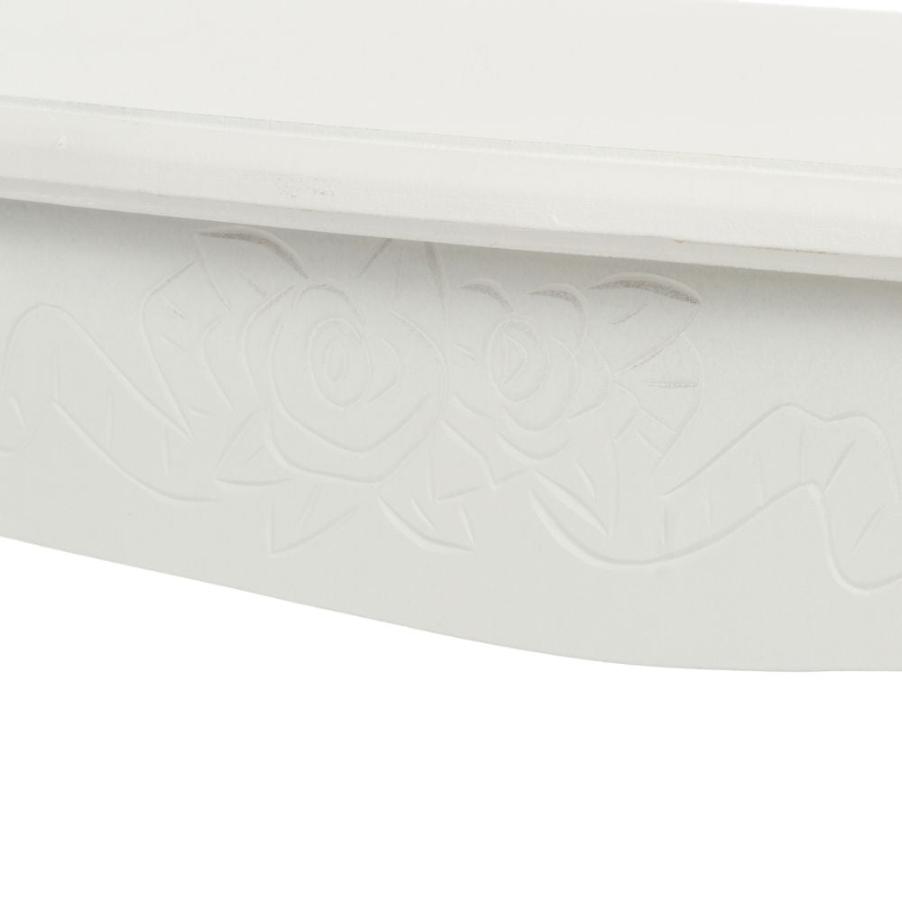 Romantischer Couchtisch BAHAR 88cm weiss Landhaus