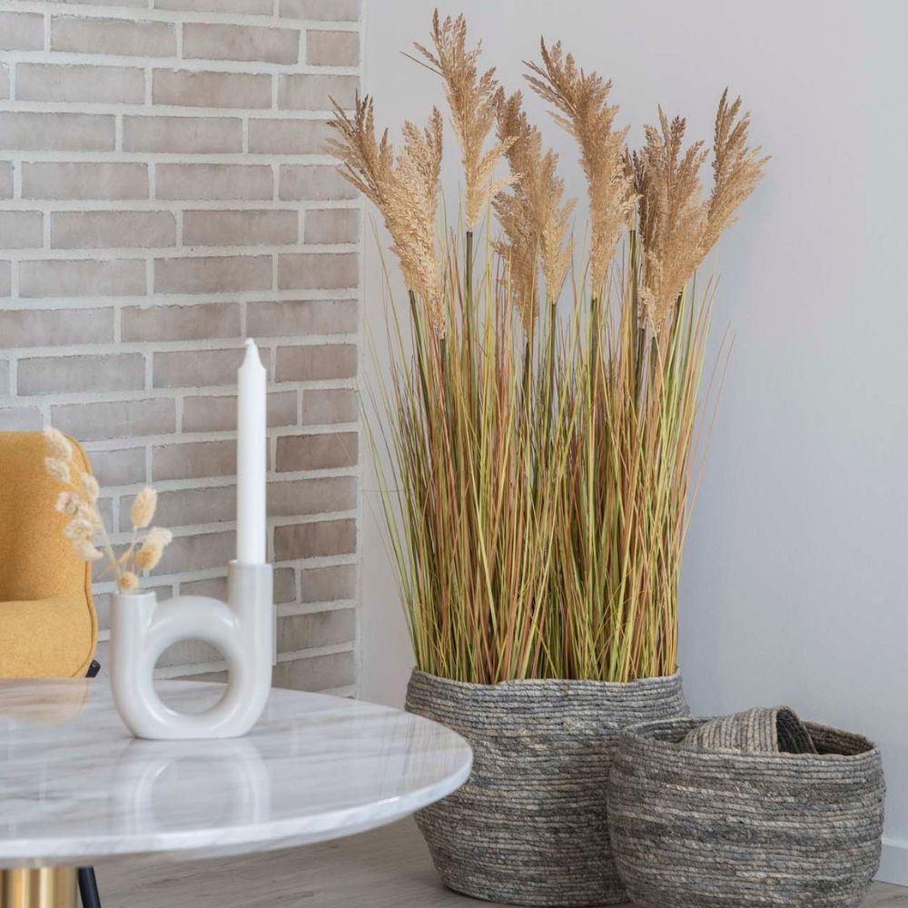 Künstliche Pflanze HIRSE Kunstgras ca. H110cm Sudangras – LebensWohnArt