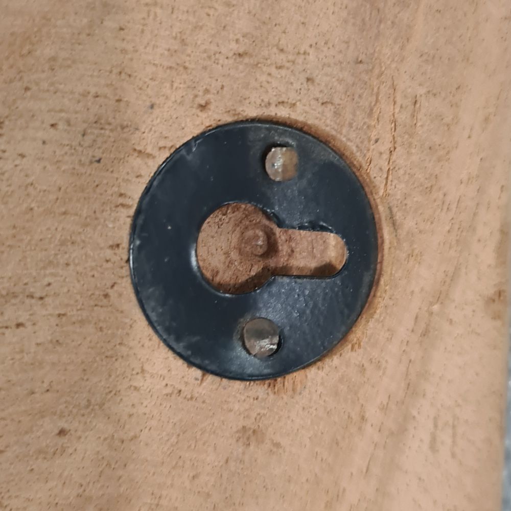 Massive Garderobe VECCHIO 60cm natural recyceltes Holz