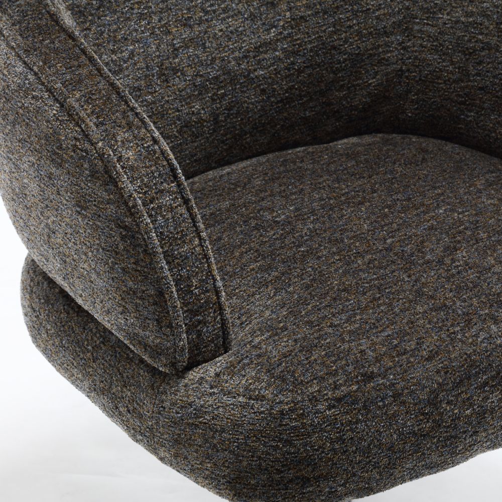 Exklusives 2er-Set Hochlehner Drehstuhl 360° MASSIMO graubraun