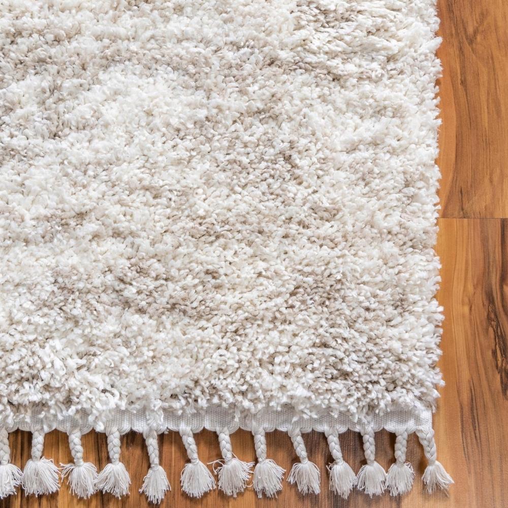 Teppich "High Shaggy" Rechteckig Elfenbein 150x245 cm