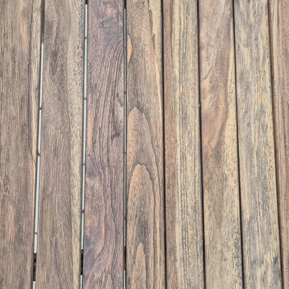 Massive Teakholz Sitzbank CHRISTOS 150cm brown Outdoor Gartenbank