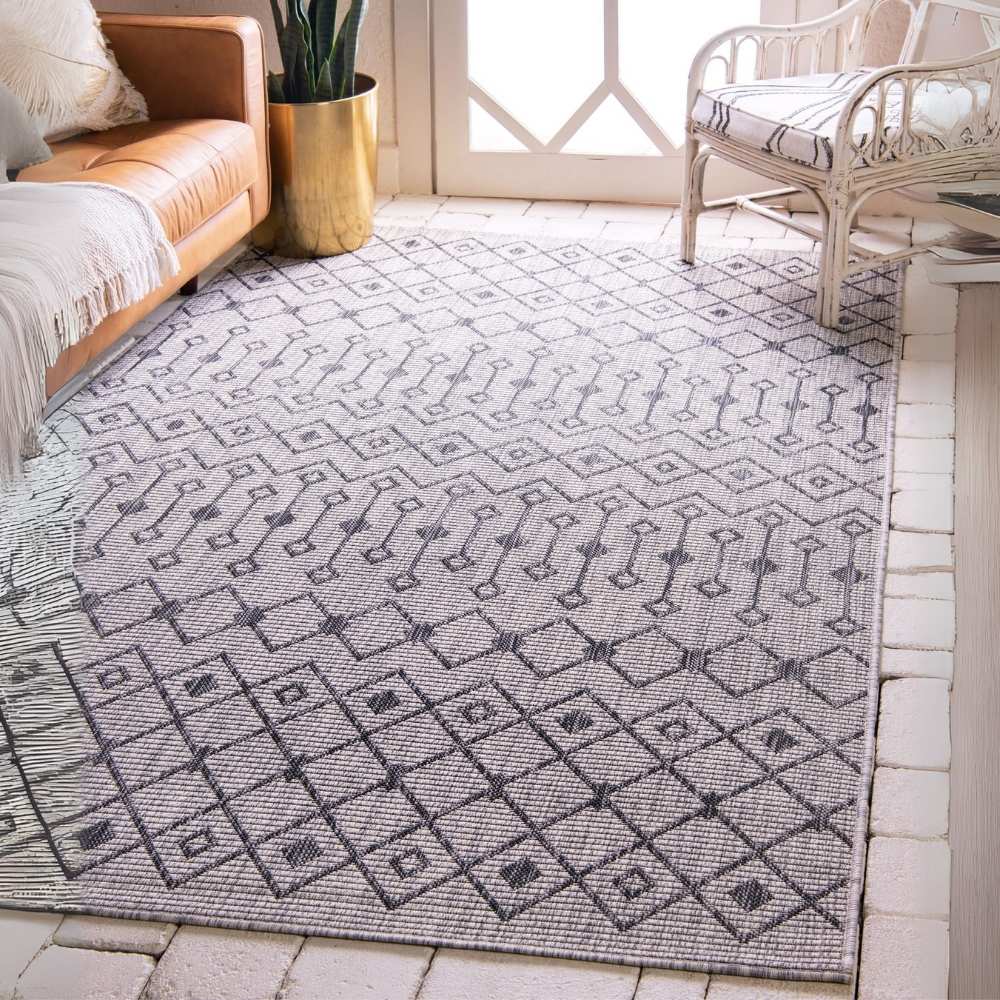 Teppich OUTDOOR CIATO Rechteckig Hellgrau 150x245 cm Indoor/Outdoor