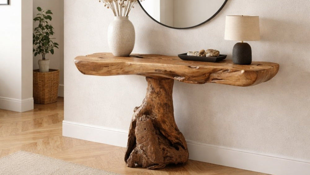 Teak Konsole PRIMITIVO Natural ca. L110cm